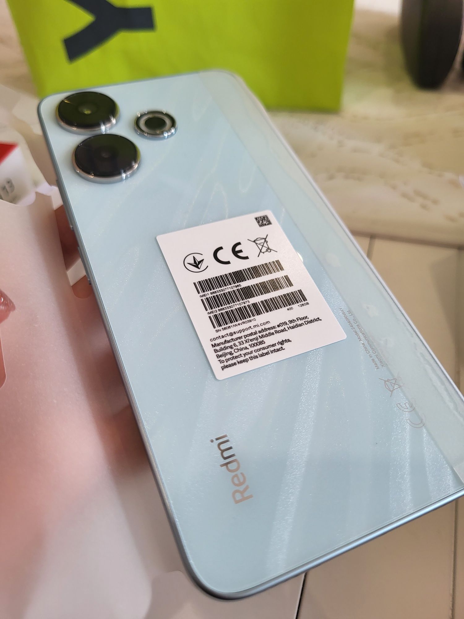 Xiaomi Redmi 13 108MP Camera Green