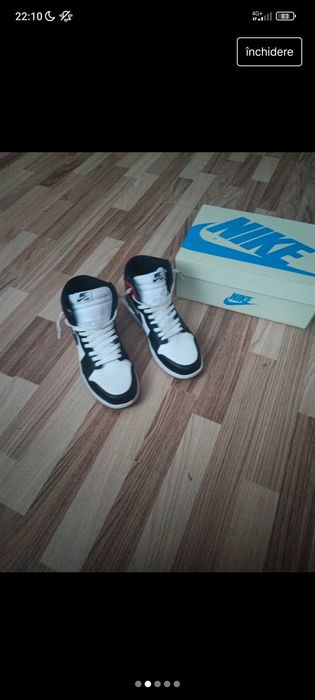 Vând Jordan 1 HIGH Black TOE