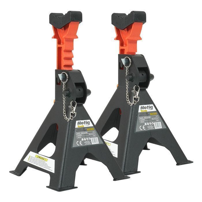 Set 2 capre 3t 29.5-43cm sustinere auto cu siguranta blocare dubla si