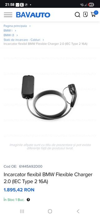 Stație încărcare portabila masina electrica