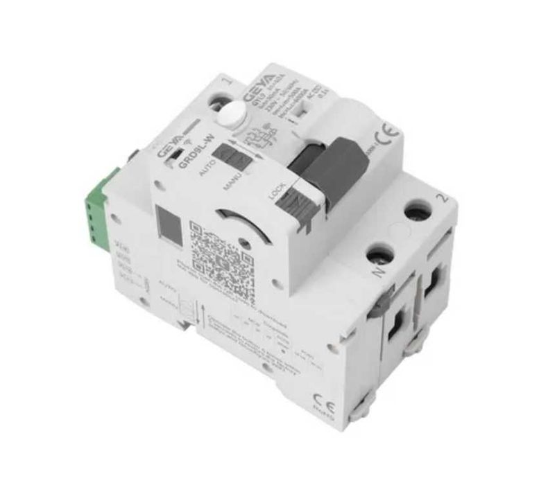 Дефектнотокова защита GRD9L-W+GYL9 MCB/RCCB/RCBO WiFi 220V 2P 63A 30mA