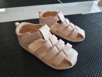 Sandale fetițe H&M~produs NOU~ marime 24~roz pudrat