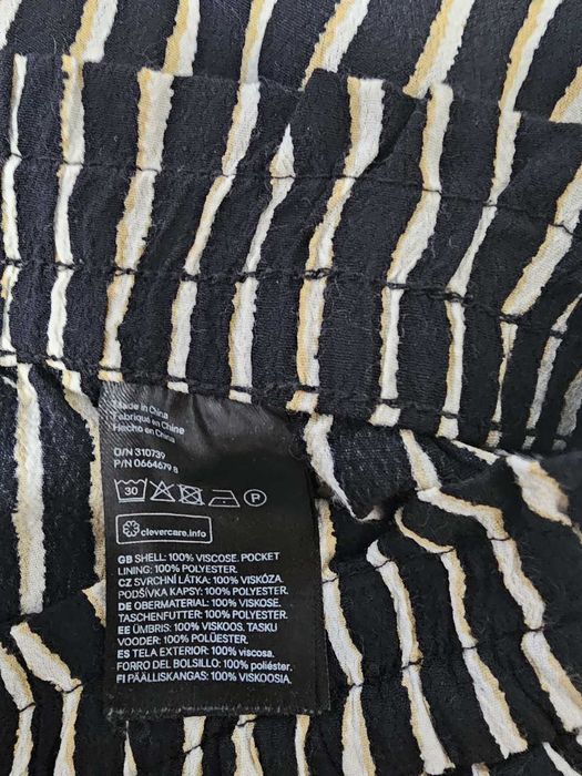 Дълъг летен широк панталон, с висока талия H&M