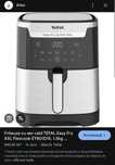 Vând airfryer Tefal cu ecran touchscreen
