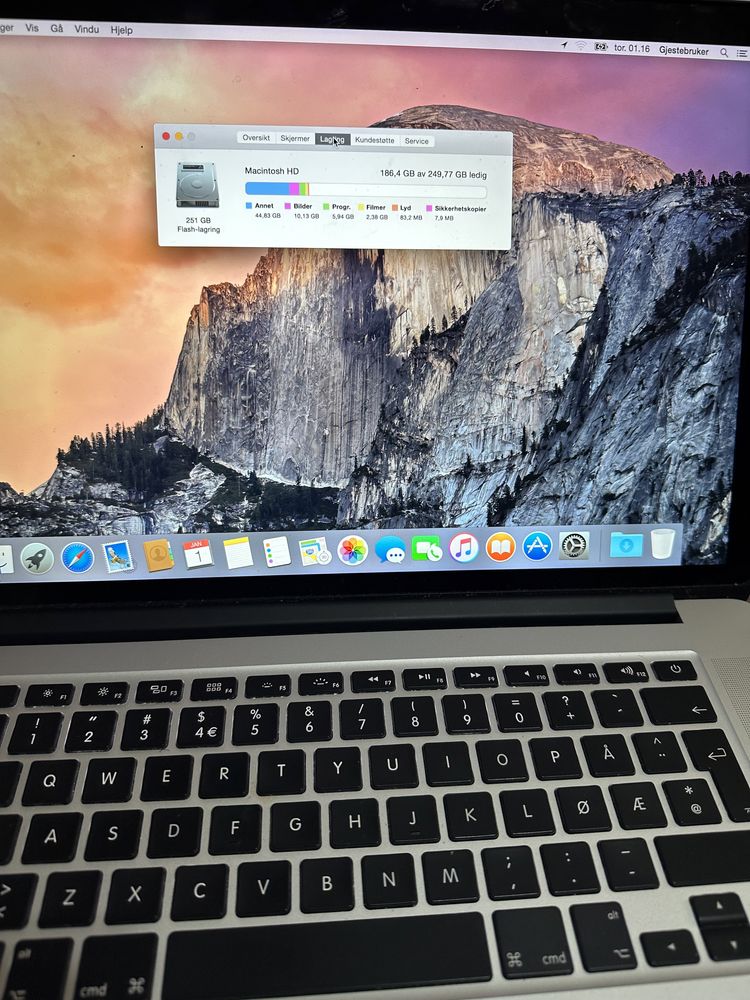 Apple MacBook pro 15 Inch i7 2012