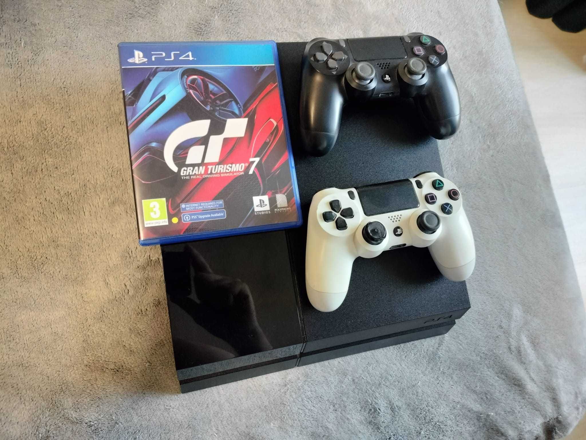 PlayStation 4 500GB + 2 Controllere + Gran Turismo 7