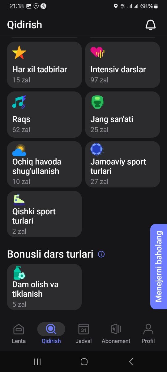 1fit 8 oylik abonement