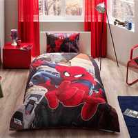 Lenjerii pat SPIDERMAN din bumbac – IN THE CITY