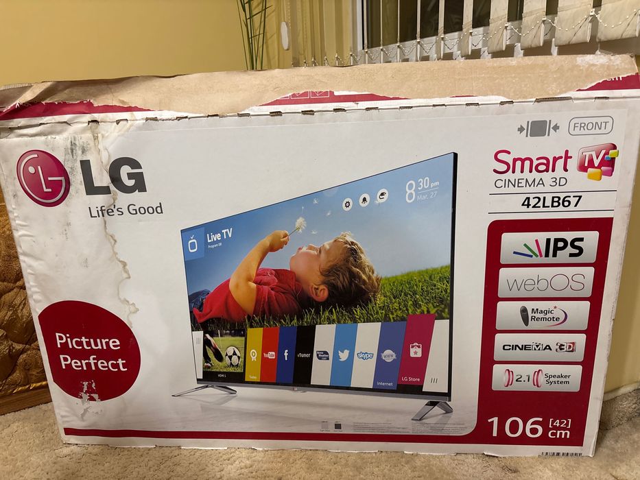 Смарт телевизор LG 42LB67