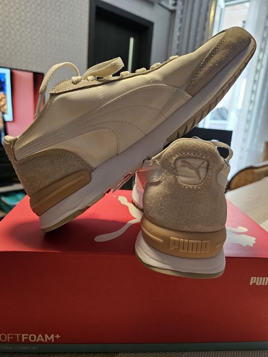 Puma Маратонки R78 WIND NYLON Warm White-PUMA White-Des