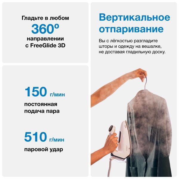 Парогенератор BRAUN CareStyle 7 IS7262GY