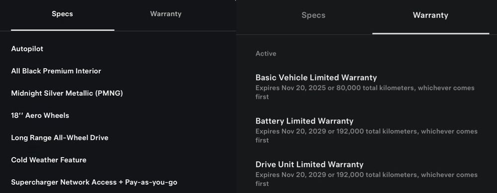 Tesla Model 3 - AWD LR Long Range