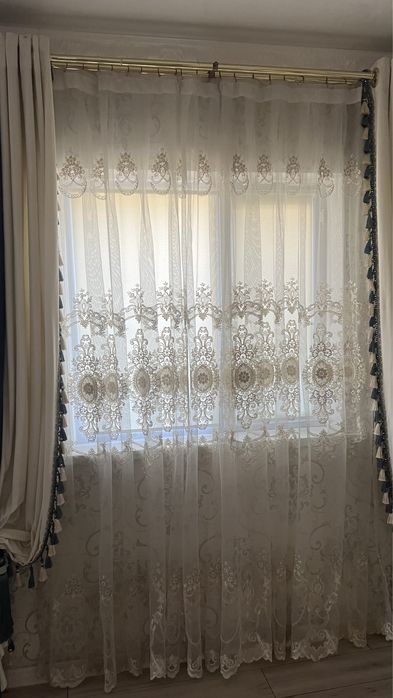 Тюль буу две штуки в хорошем состоянии