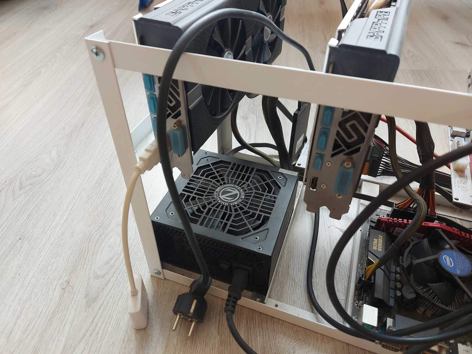 Mining rig 6 x rx 580 8 gb