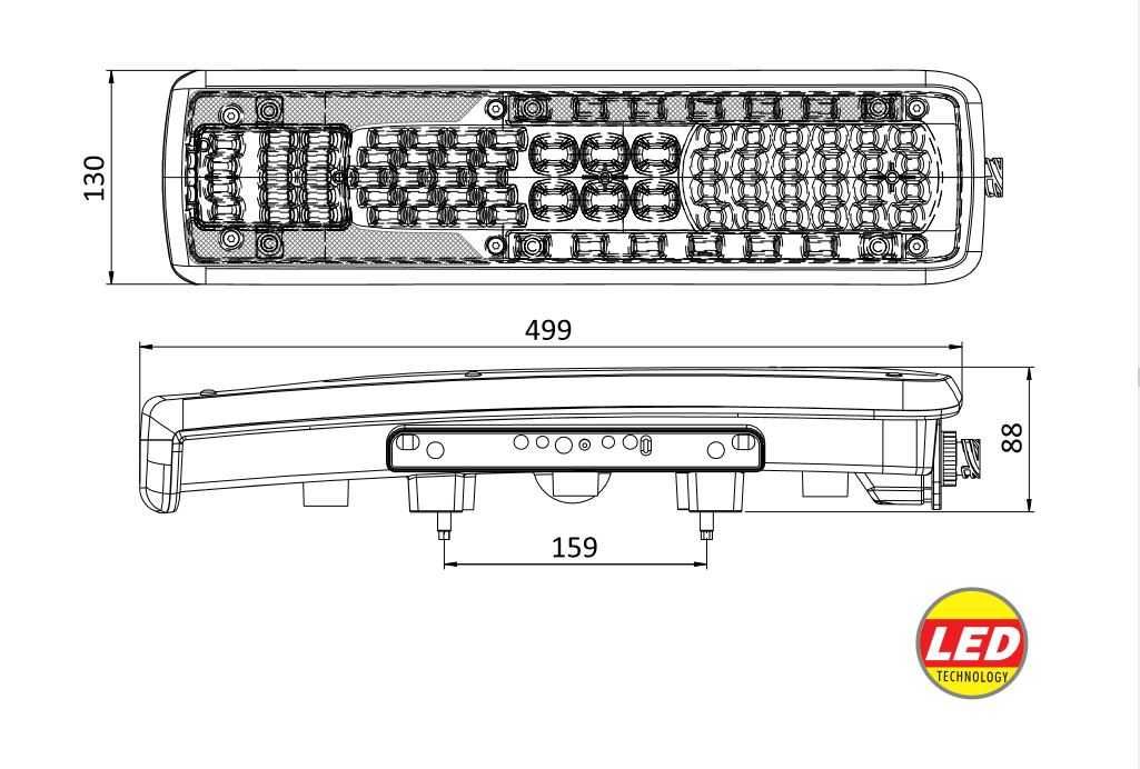 Стопове Диодни За Волво LED Стоп за Volvo FH4 2013 / VOLVO /