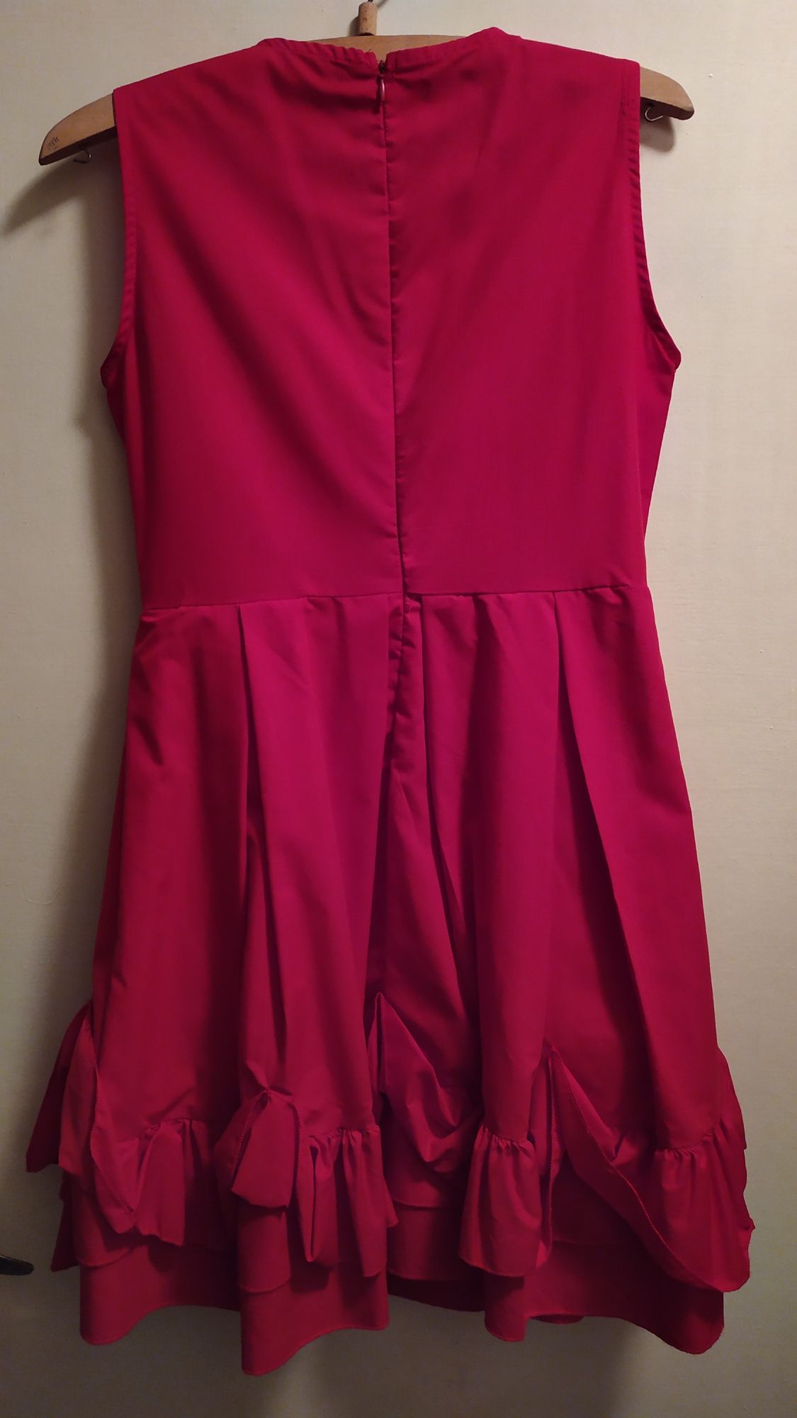 Дамска червена  рокля