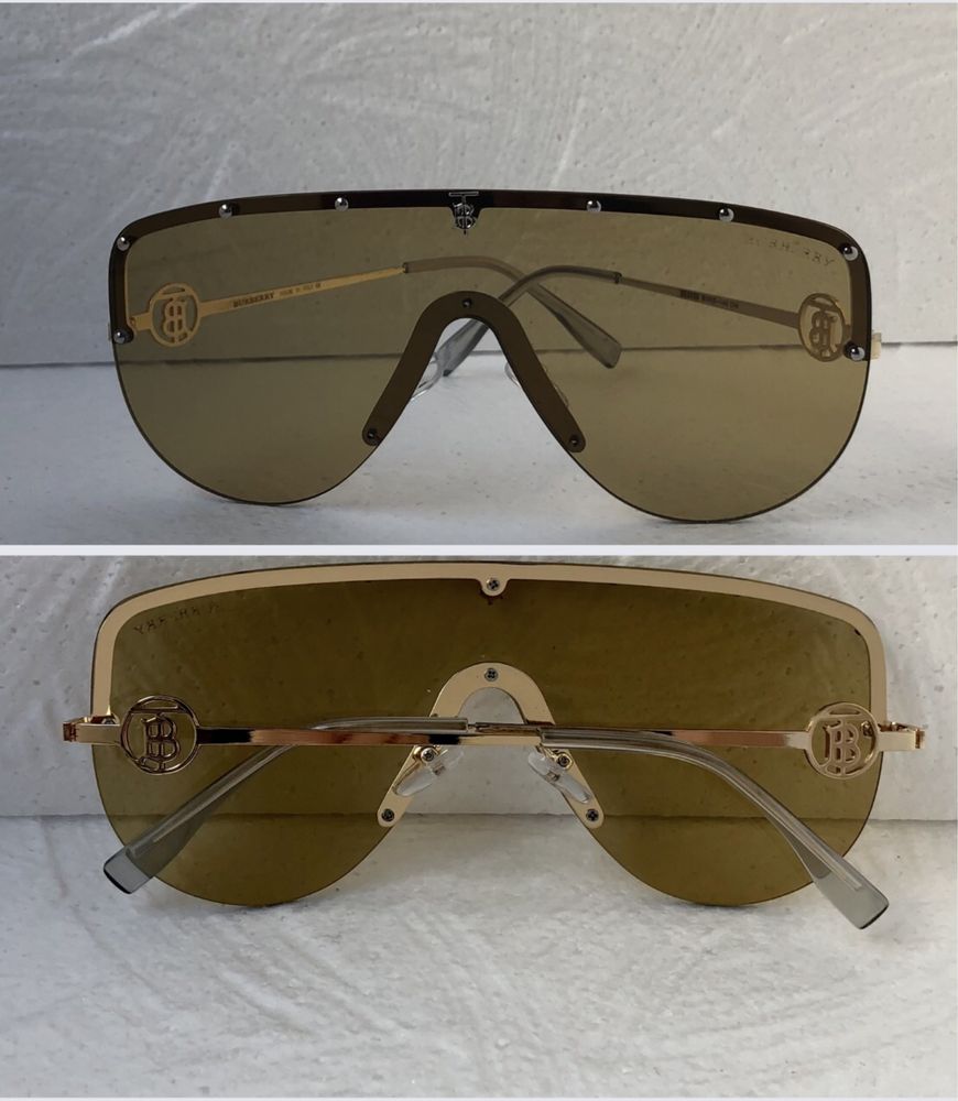 Мъжки слънчеви очила маска авиатор 4 цвята черни кафяви сини BR 3123