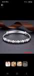 Bandă de brat de lux Women Silver