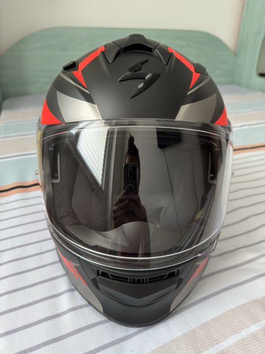 Casca moto dama Scorpion Exo, marime XS, aproape noua