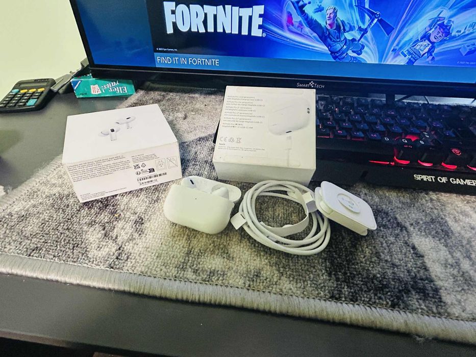 Apple AirPods Pro 2 (USB-C) – Оригинални, отлично състояние