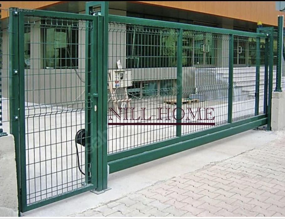 ВРАТИ-ПЕШЕХОДНИ/ПОРТАЛНИ-оградни колове-оградни пана-мрежа изк. Трева