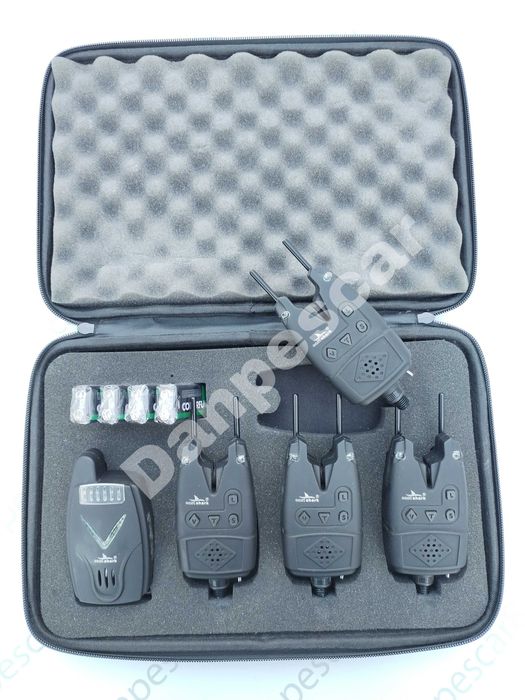 Set 4 avertizoare cu statie Eastshark TLI41 SNAG BARR si lumina veghe