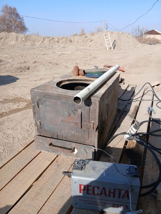 Печь отопления.  Комир пеш