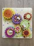 Дървена играчка със зъбни колелца Busy Bee Learning