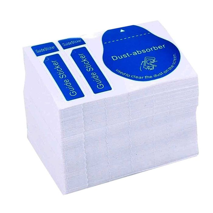 Sticker praf Dust Absorber Servetel Umed cu alcool si Uscat ecrane LCD