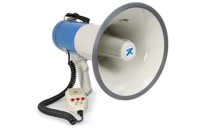 Megaphone Мегафон Рупор 50W. Энг кучлиси аккмуляторли Оптом