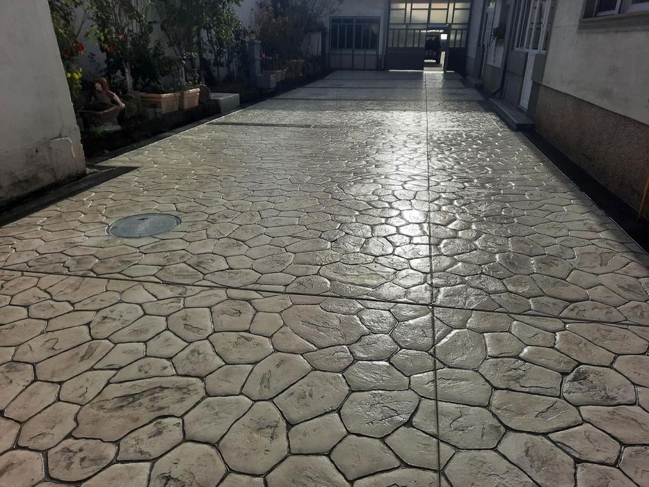 Beton amprentat simplu maturat