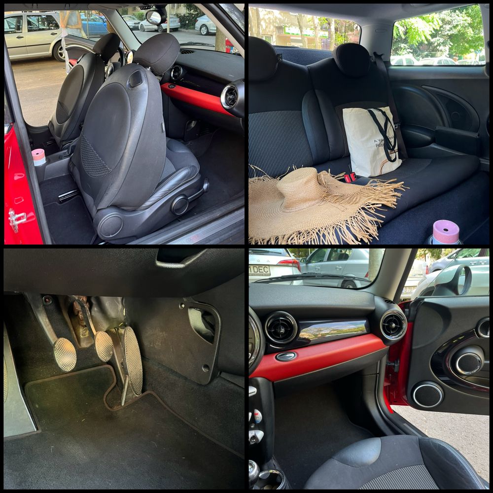 Mini Cooper S  Rosu Iconic 120 CP 108.500 km 1.6 benzina Bucuresti