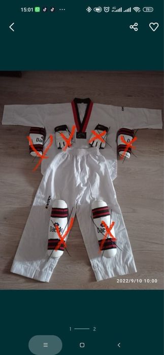 Продам одежду для тэквондо