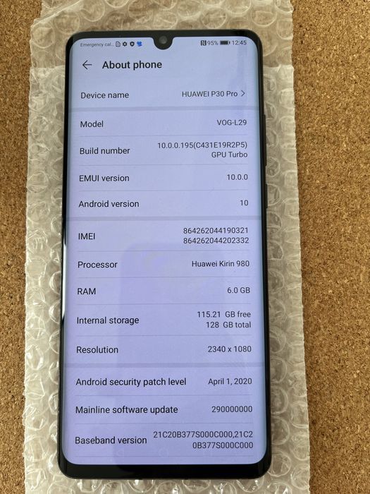 Huawei P30 Pro 128GB Black ID-twx030