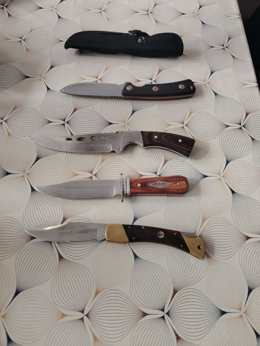 Vînd cuțite + briceage vînătoare  450 tot  setul!