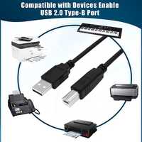 Cablu USB pentru imprimanta, USB 2.0 A-B 1,5m lungime, cod 238