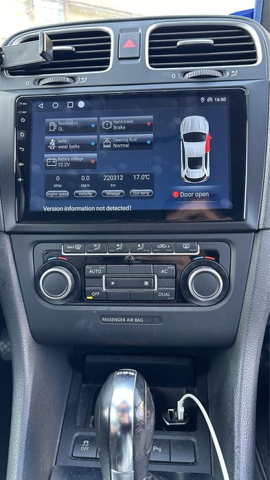 Navigatie android VW Golf 6 CarPlay AndroidAuto RNS DSP SIM USB