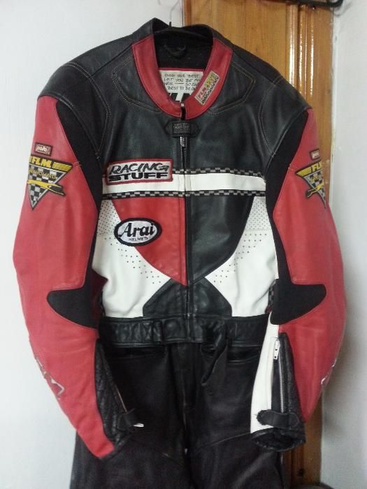 Costum moto FLM 52, din doua bucati