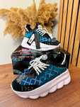 37-45 Versace Chain Blue Black