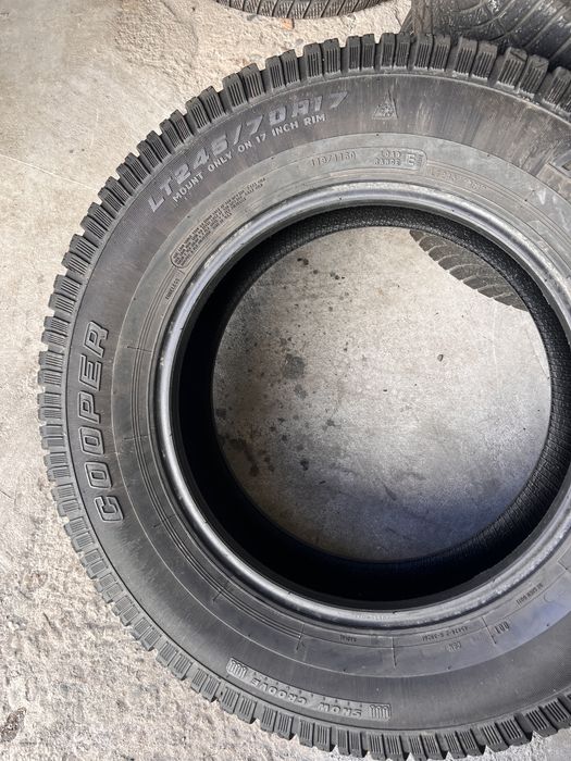 4 anvelope  245/70/17 , Cooper , 8-9.5 mm
