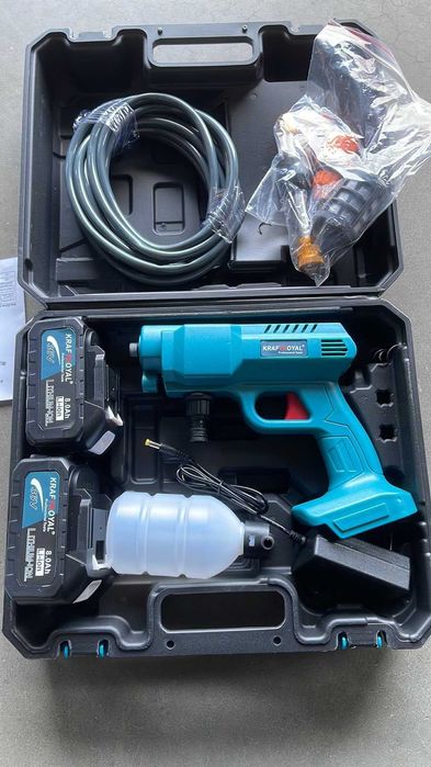 Акумулаторна водоструйка KraftRoyal 36v с 2 батерии 8Ah