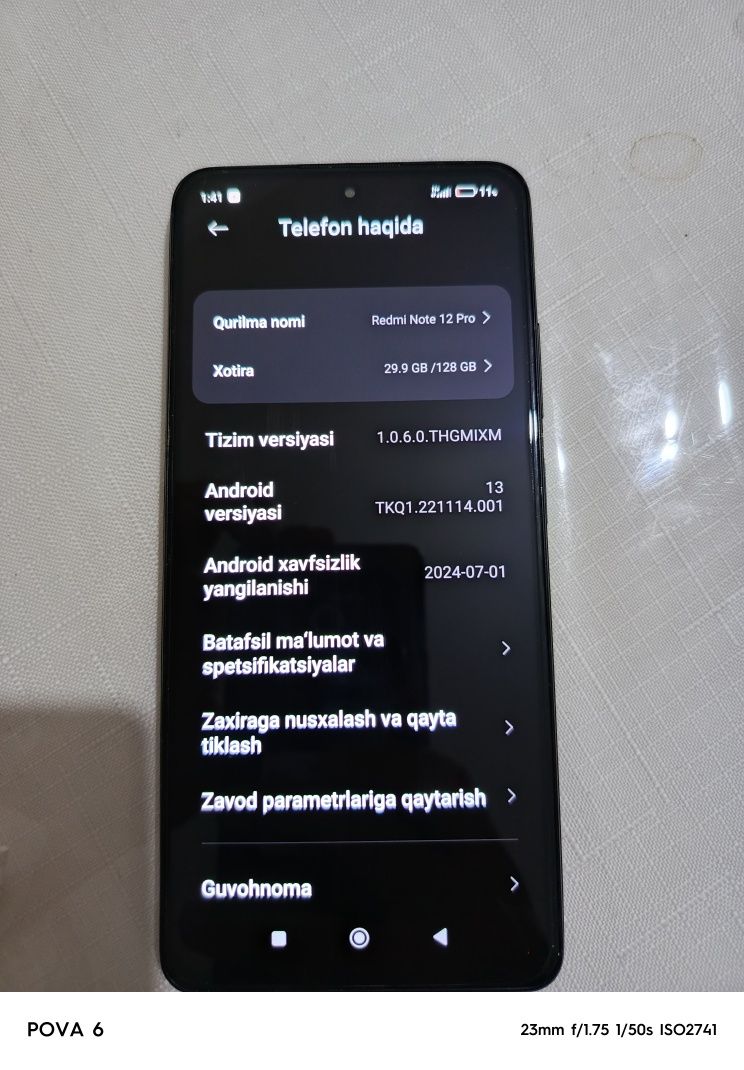 Redmi note 12 pro