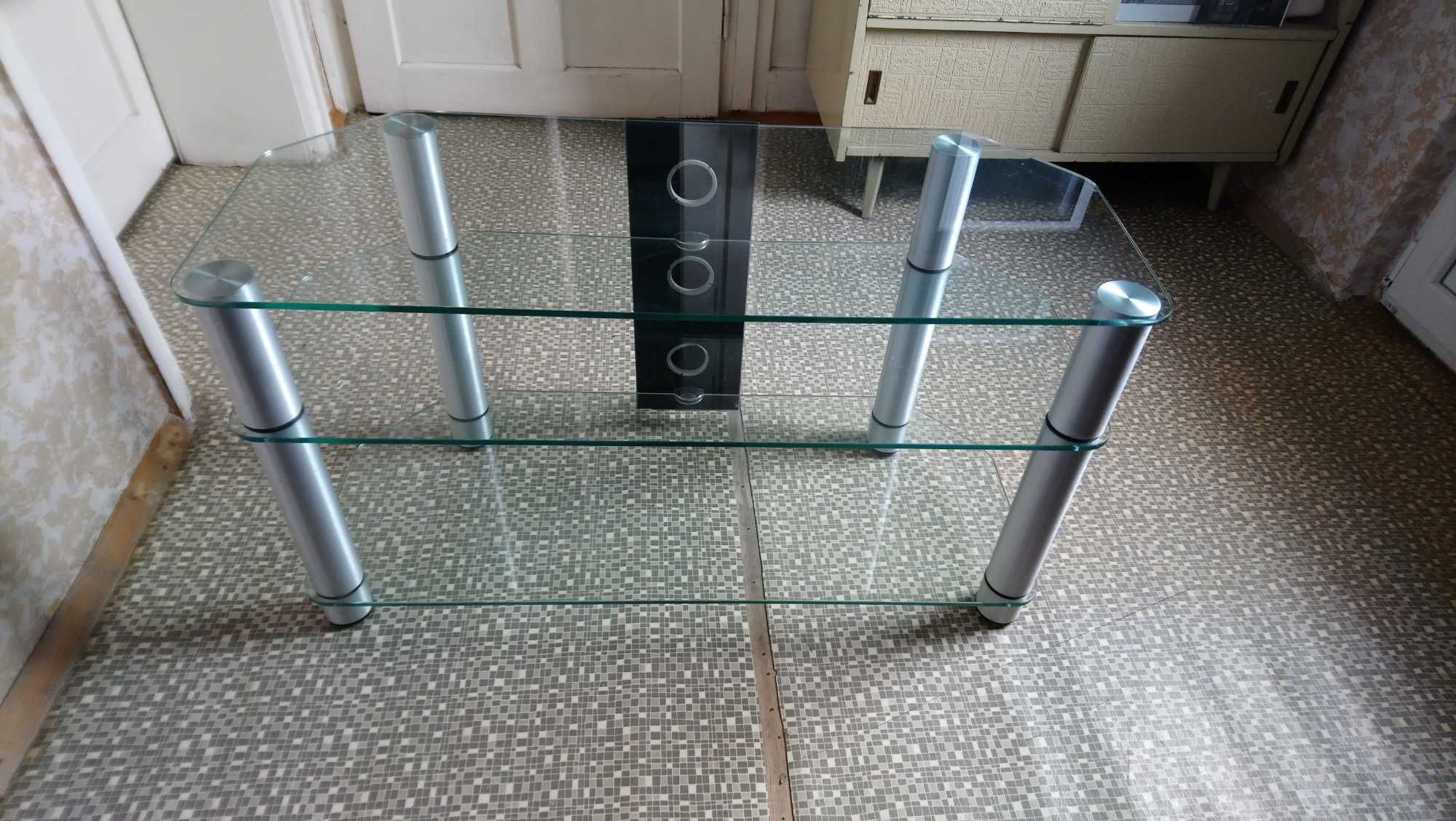Стъклена маса за телевизор, закалено стъкло