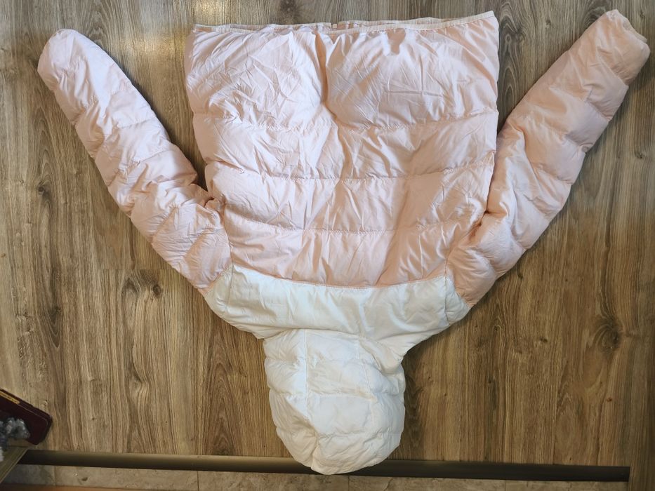 Двулицево дамско яке естествен пух  Nike p-p XL