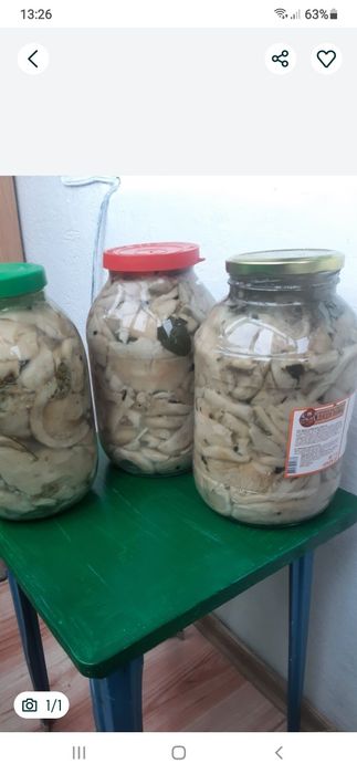 Продам  грузди и валуи 3т. Тенге  за 1 литр.