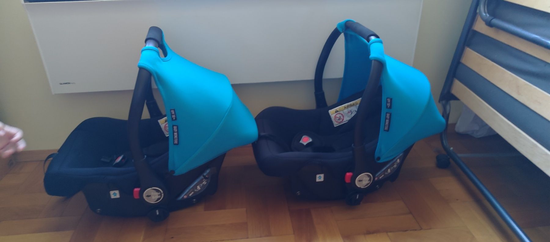 Количка за близнаци Baby monster easy twin 3 - пълен комплект