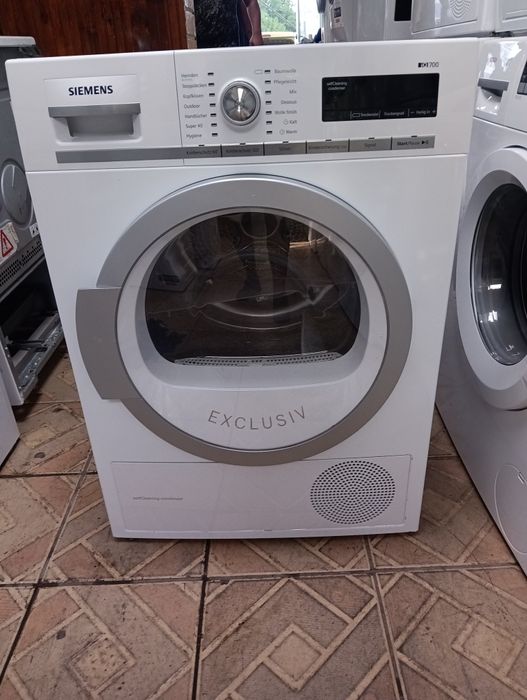 Сушилня с термопомпа Сименс Siemens IQ 700 A+++ 8кг 2 години гаранция