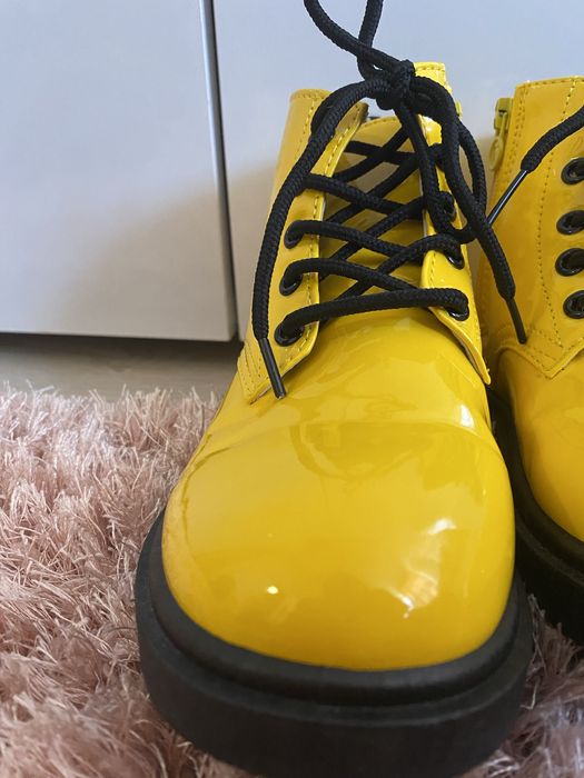 Боти 34, ботуши обувки жълти Zara Nike LC Waikiki Guess