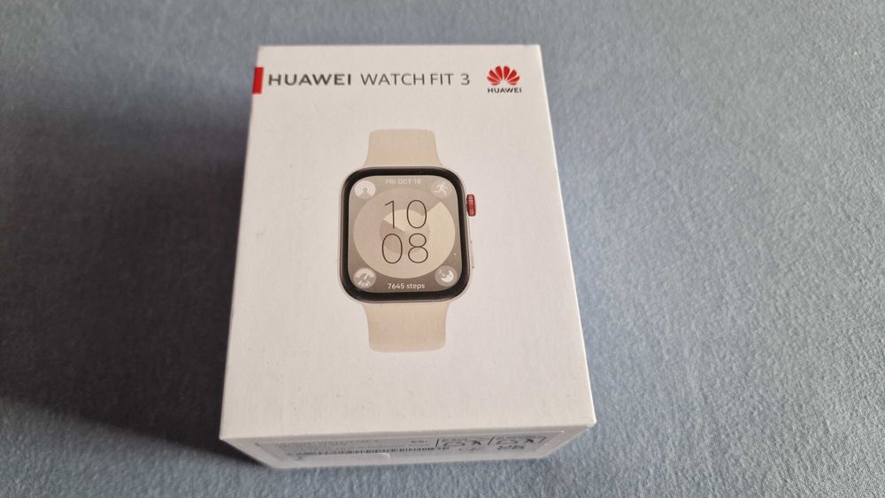 Smartwatch Huawei Watch FIT 3, White / white Strap, sigilat