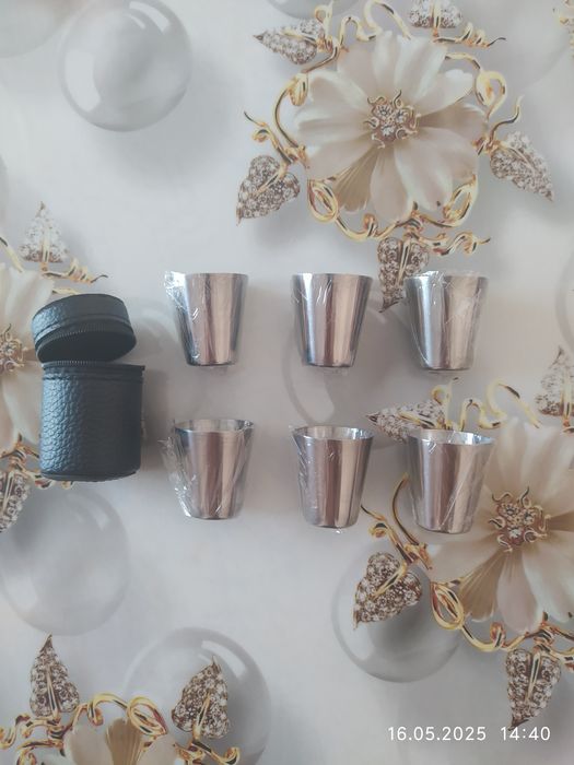 Рюмки походные металлические